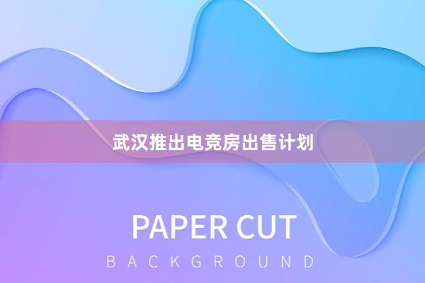 武汉推出电竞房出售计划